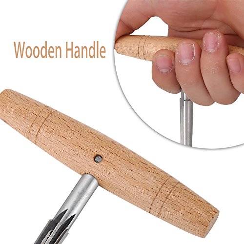 Violin Repair Tool, Tapered Shape Ergonomic Practical Wood Handle Violin Peg Hole Reamer for Guitar for 3/4 4/4 Violin - Image 2