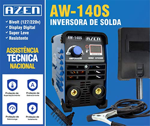 Maquina Inversora de Solda Azen (Bivolt) Mma Digital