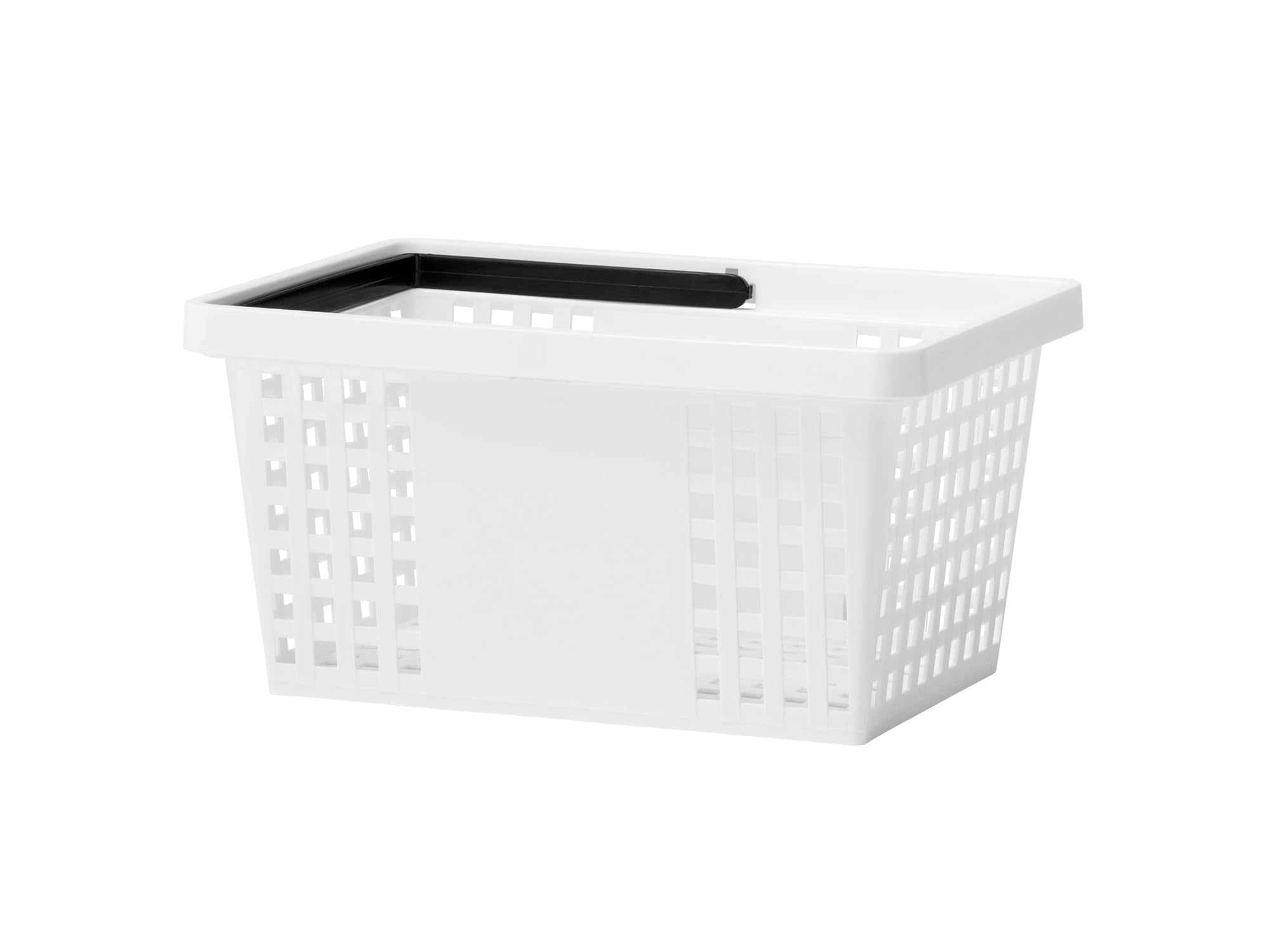 like-it Storage Shopping Basket with Handle, Load Capacity 22.0 lbs (10 kg), W 16.9 x D 11.8 x H 8.7 inches (430 x 300 x 220 mm), Made in Japan