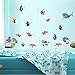 Produktbild AdornHome Wandtattoo Wandsticker Wandaufkleber Wandbilder Aquarium Unterwasserwelt Fisch Badezimmer Badezimmer Dekoration wasserdicht Kinder Cartoon 45 * 60CM