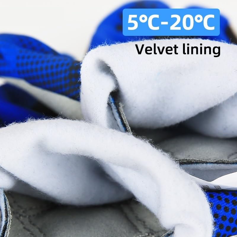 Guantes de Invierno,Guantes Ciclismo Guantes Térmicos de invierno for bicicleta, guantes antideslizantes con pantalla táctil for bicicleta de montaña y carretera, guantes transpirables for mantener el