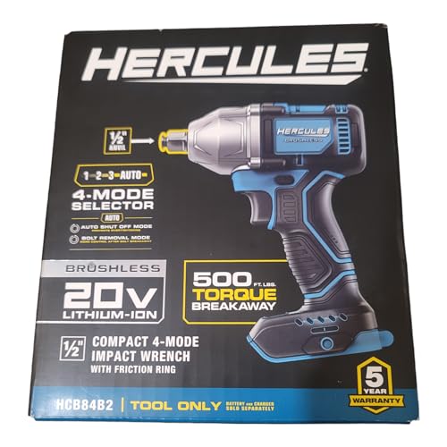 Hercules 20V Brushless 1/2 in. 4-Mode Impact Wrench