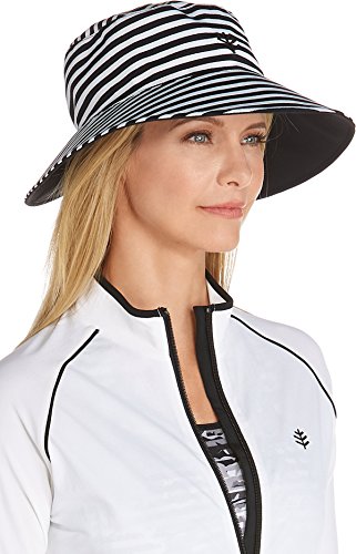 Coolibar UPF 50+ Women's Ariel Reversible Pool Hat - Sun Protective