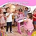 Kids Piano Keyboard Toy with Stool Toddler Girls Pink Toy Piano with Stand for Toddler Birthday Gift for 3 4 5 6 7 Year Old Girl Music Instrument Toys