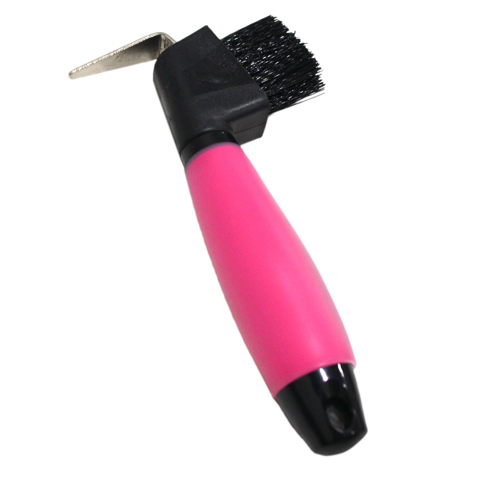 American Heritage Equine AHE Gel Handle Horse Hoof Pick Brush with 1" PP Bristles - image 2