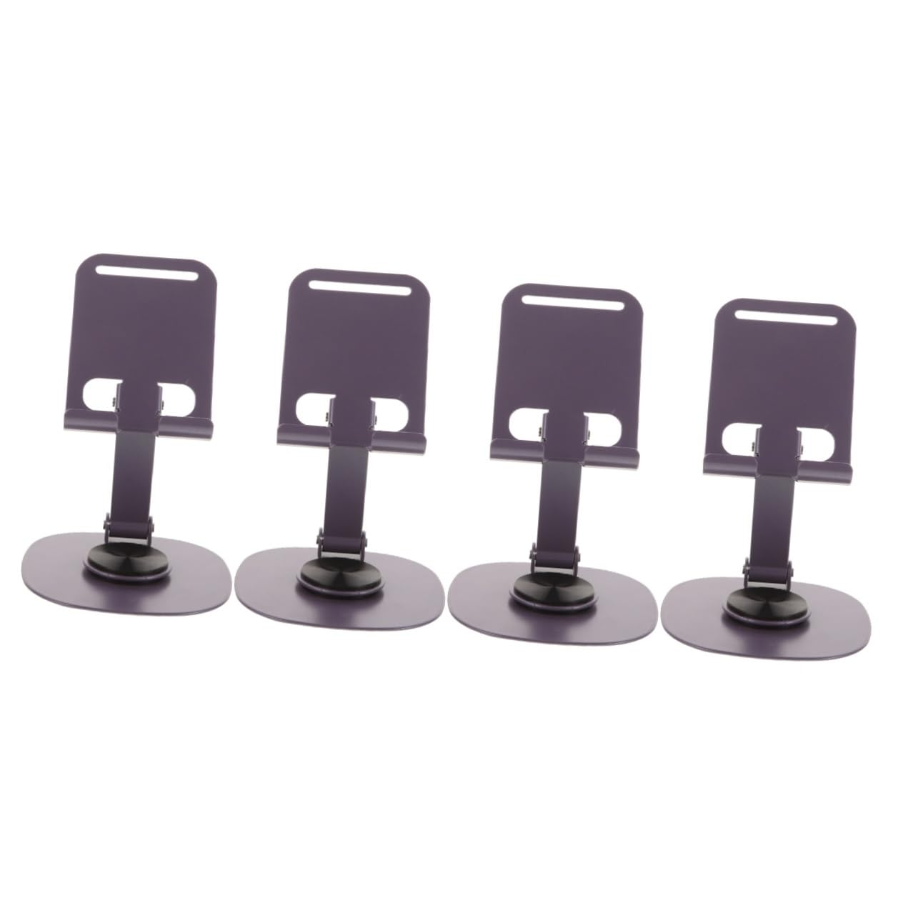 Hemobllo 4pezzi Supporto Telefonico Rotante Porta Cellulare Pieghevole e Regolabile Per Scrivania Compatibile Con Smartphone e Tablet Design Elegante e Stabile Per Streaming e