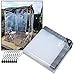 YJFENG 0,12 Mm Transparent Abdeckplane Wasserdicht, Staubdichte Isolierplanen Gewebeplane, Faltbar Schutzplane Aus PE-Abdeckhaube Für Pergola-Markise, Gardens Terrassen Balkone
