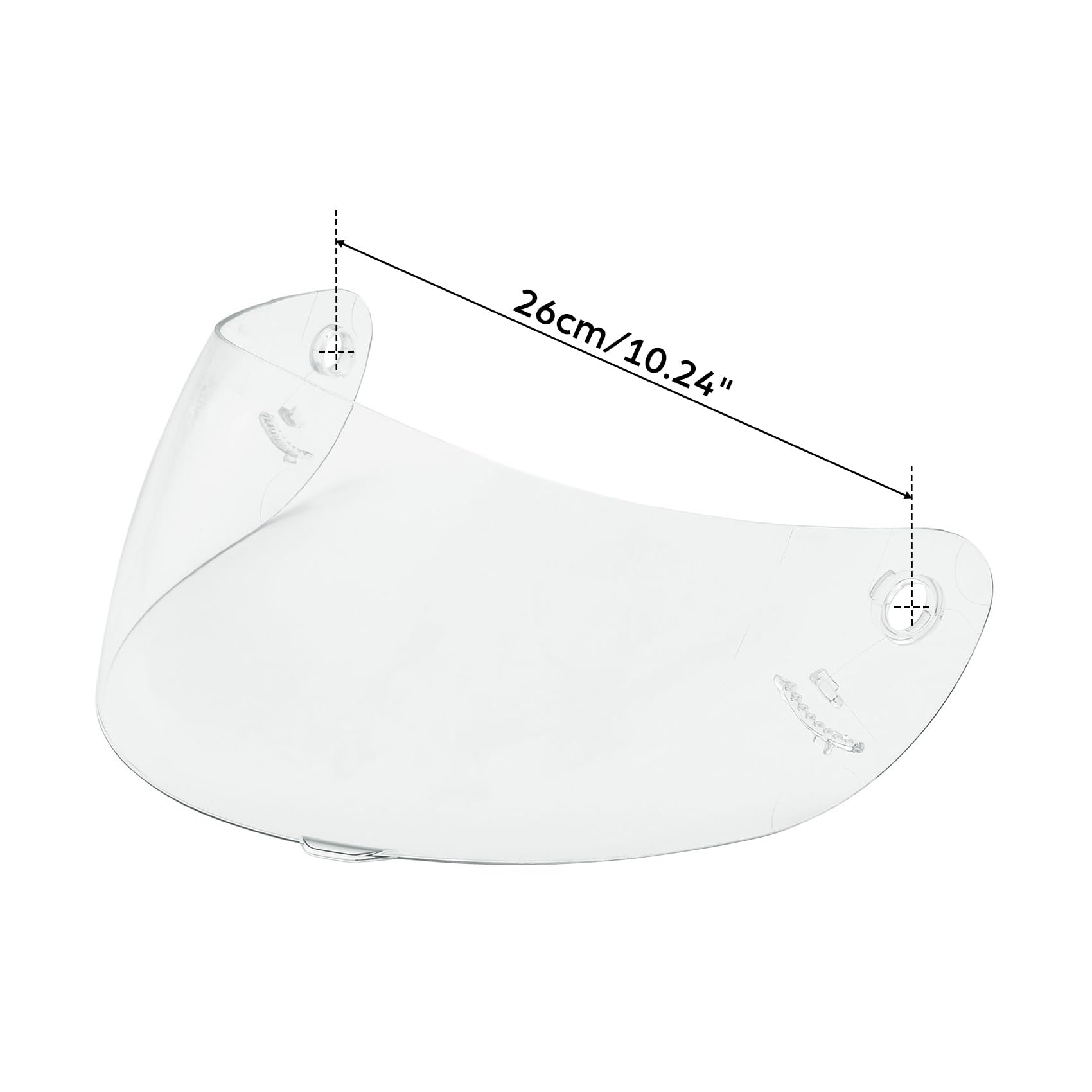 TCMT Clear Motorcycle Scooter Replacement Flip Up Full Open Face Helmet Visor Shield For TCMT DOT Adult Street Bike ATV Helmet Anti-fog treatment Anti-UV treatment Anti-scratch treatment