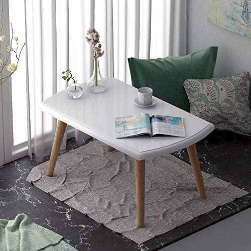 Théière pliante multifonctions et table de salon blanche 60cm - 3