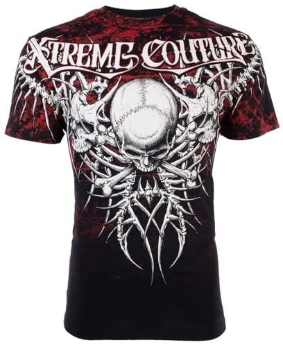 Xtreme Couture Men's T-Shirt Bare Bones Black2