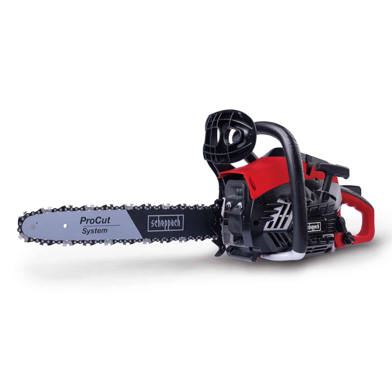 Scheppach Benzin Kettensäge PCS38 – 35 cm Schwertlänge & Easy Start