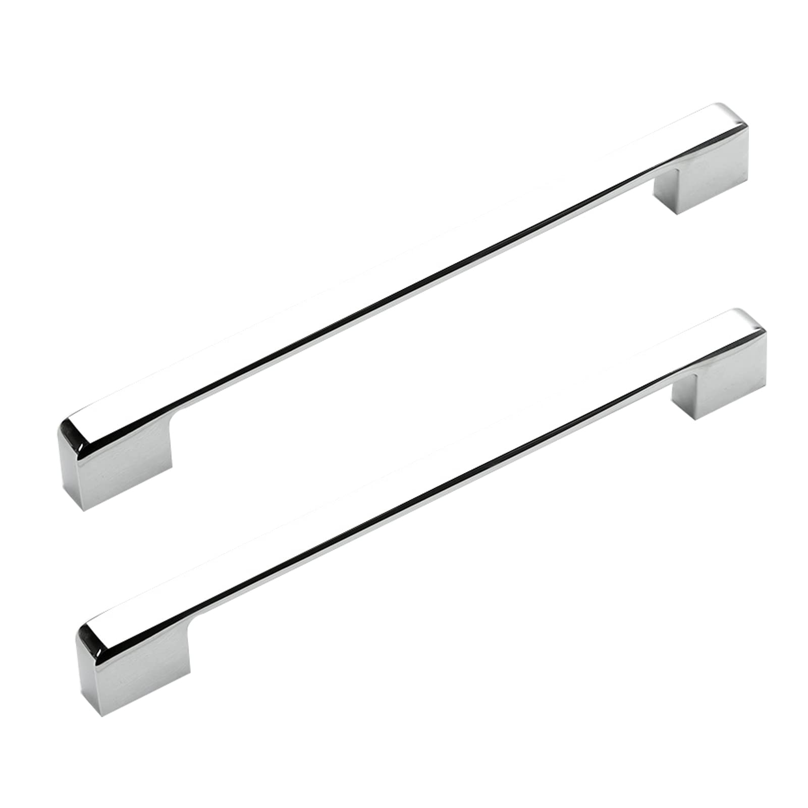 Niusabou One Color Single Hole Handle, Kitchen Cupboard Handles 2 Pcs Bow Door Pulls Zincy Multiple Sizes Single Hole(Hole Distance 192Mm)