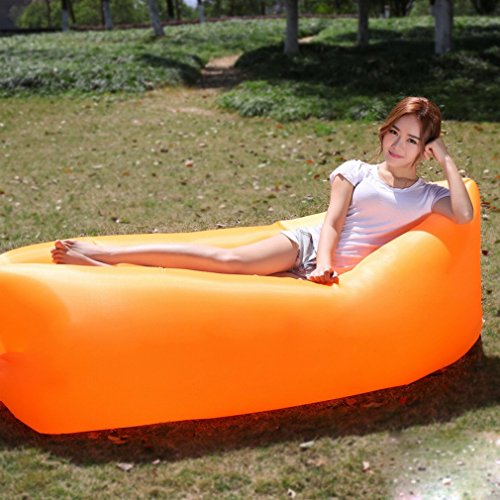 Sofá inflable de playa GZZ y tumbona plegable portátil para camping