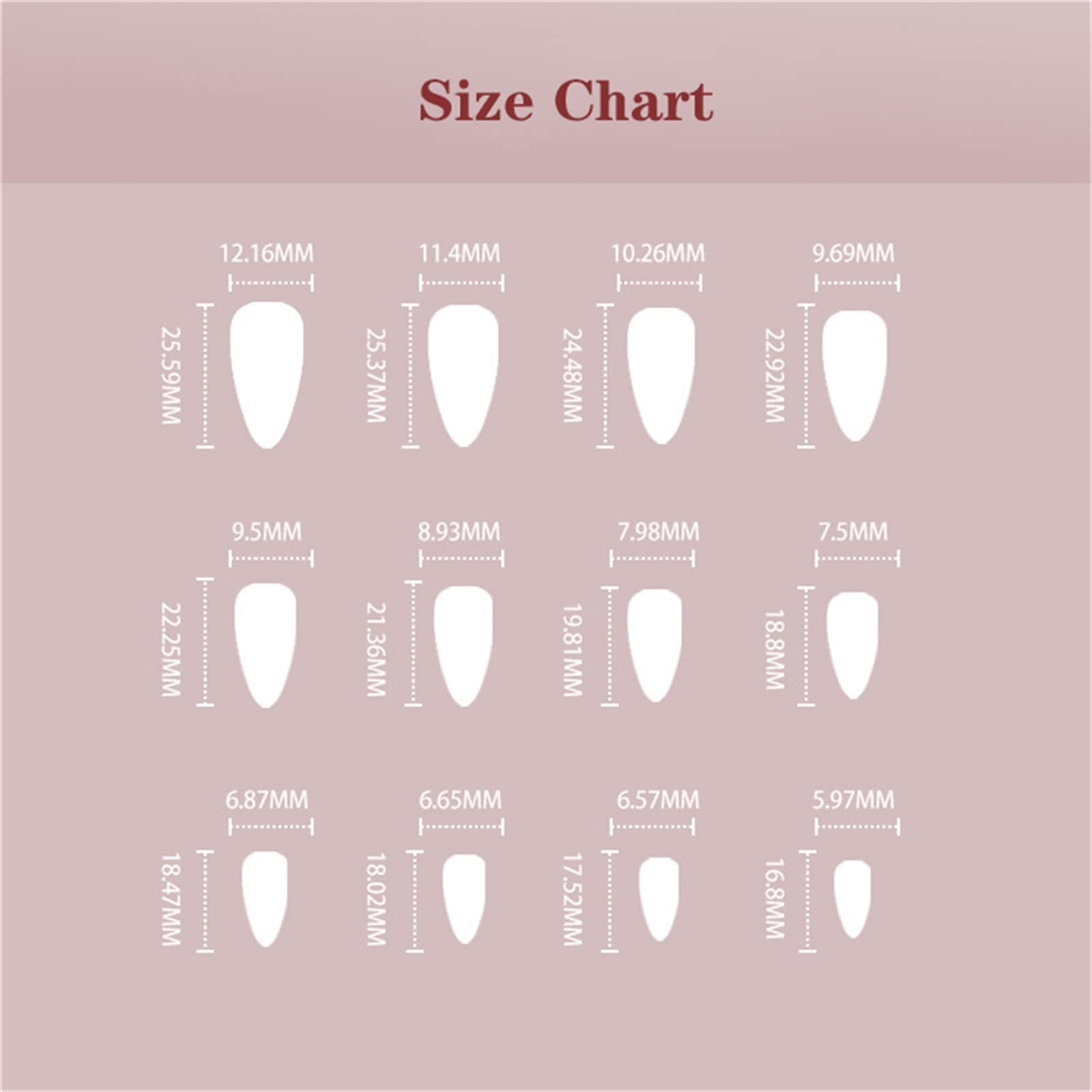 Unghie Finte Breve Copertura Completa Cuore Rosso Francese Festival di Natale Premere sulle Unghie 24 Pezzi Suggerimenti per Nail Art per Saloni di Bellezza e Donne Nail Art Fai-da-Te