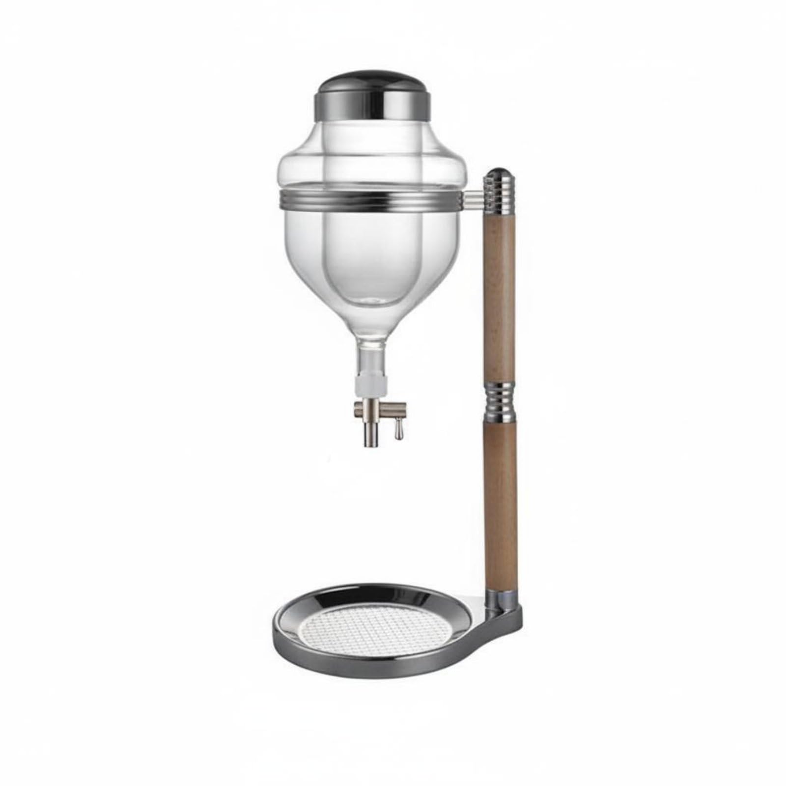 MagiDeal Sake Servidor Jarra de Borosilicato Bebidas Vasija de Cristal con Función de Refrigeración sin Diluir Adecuada para Hostelería Familiares, Maceta Cabeza Dragón Silv