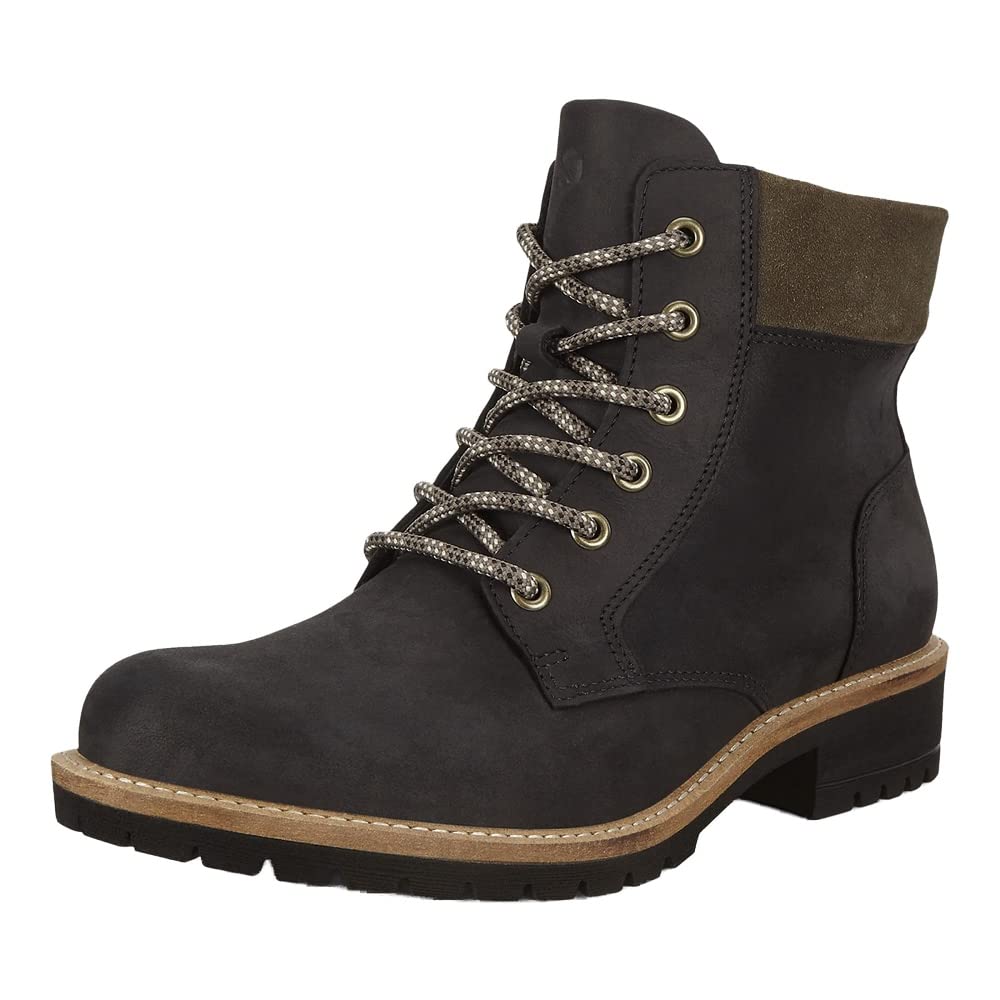 ECCO Womens Elaina Ankle Boot, Black Tarmac, 5 UK