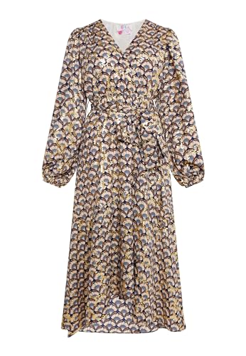 Robe maxi imprimé marine aleva pour vos soirées d'été en terrasse