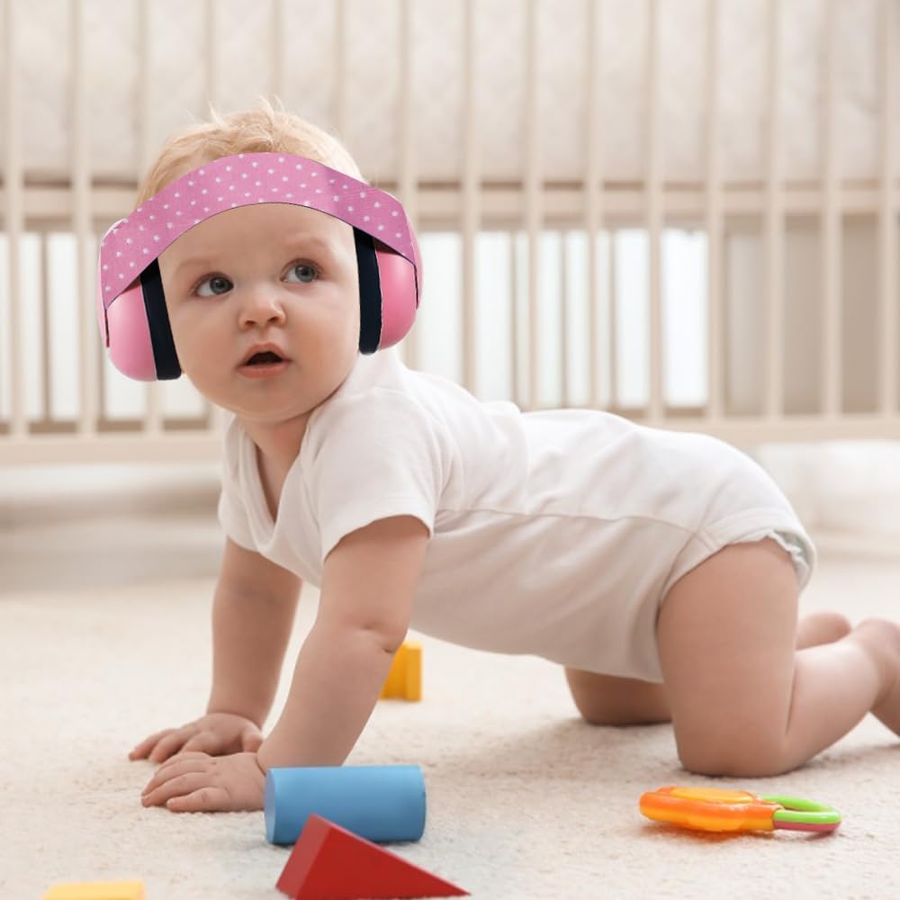 JITIFAZH Baby Ear Defenders, 0-36 Months Baby Noise Cancelling Headphones - Image 3