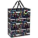 FZOPO Birthday Gift Bag Assortment with Ribbon Handle, 12 Pcs Premium Quality Assorted Sizes Paper Bags Set, XL 13x17x6.5, Large 12x15x4.8, Medium 7x9x4.2 inches, 6 Designs