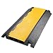 Yescom 3 Channel Rubber Electrical Wire Cable Cover Ramp Guard Warehouse Cord Protector