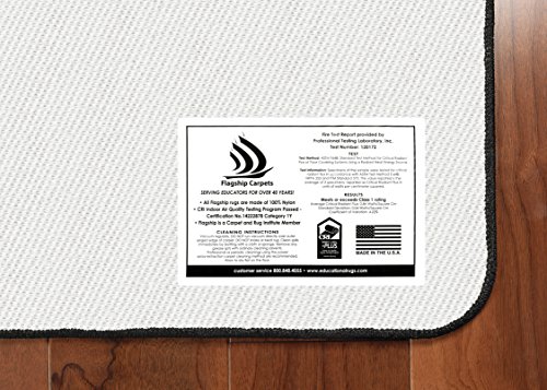 Tapete Educativo ABC Tapestry Nylon 4 x 6 Multicolor miniatura 6