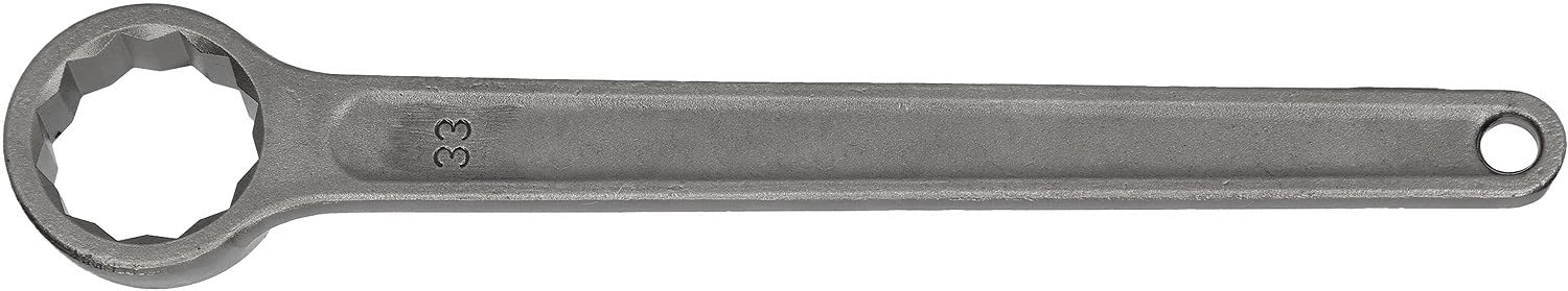 KS Tools 517.2561 70mm Straight Deep Ring Spanner, Chrome
