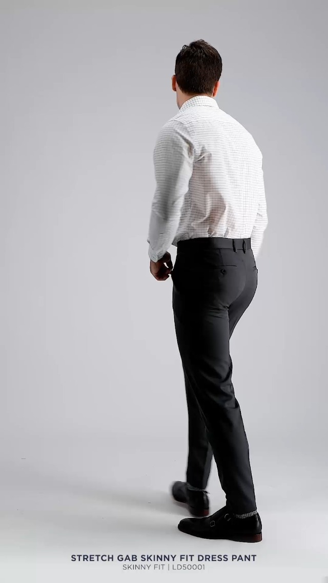 Louis Raphael Skinny Fit Flat Front Stretch Gabardine Dress Pant at Amazon  Men's Clothing store