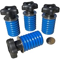 Polaris Lock & Ride Knauf Tie Down Anchor Kit – Set of 4 Lock und Ride Knauf Verankert für Ranger und allgemeine UTV ’s ATV ’s von GripPro ATV Verankert