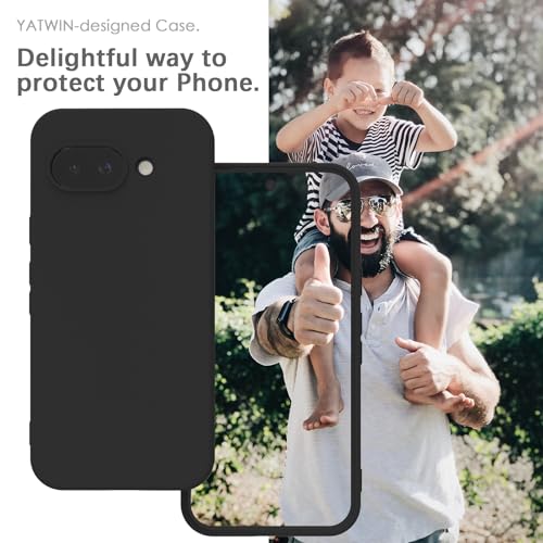 Image of Silicone Back Cover Case for Google Pixel 10a | Slim & Anti-Scratch | Camera Protection | Matte Finish - Black