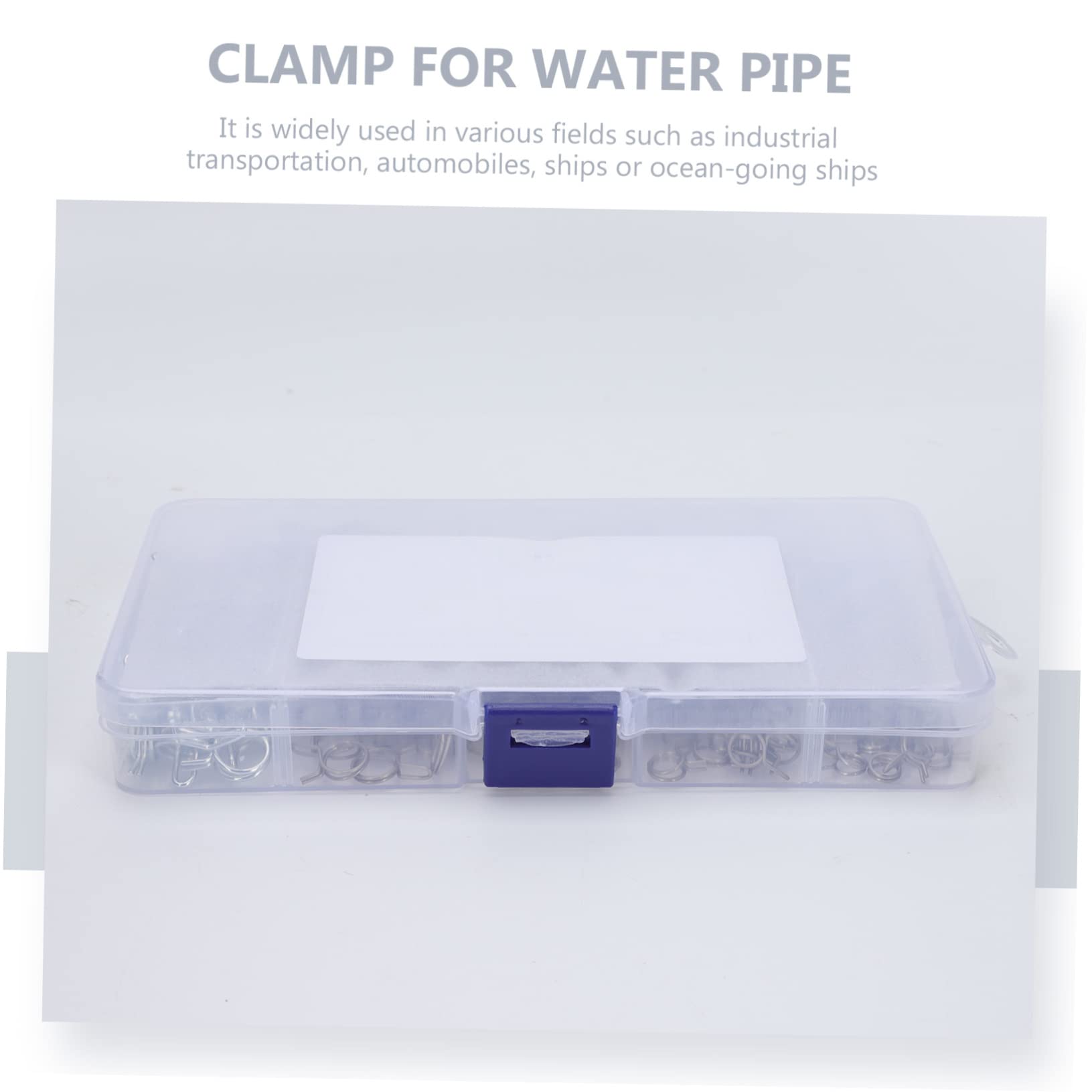 Homoyoyo Water Pipe Clamp Assortment 150pcs Double Wire Spring Clips 5-14 Tube Clamp Automotive Marine