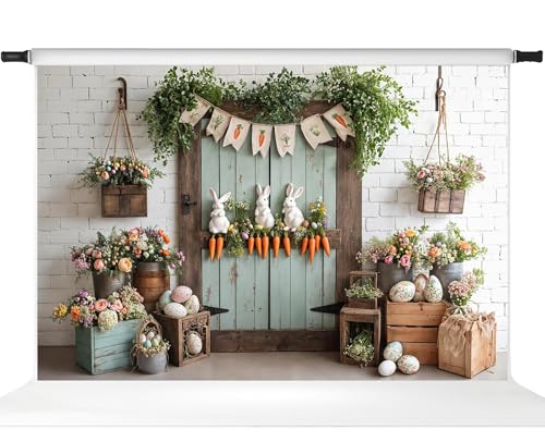 Fond de studio photo de Pâques pour immortaliser les chasses aux œufs en famille