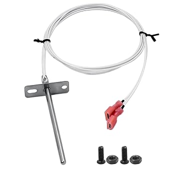 4" Small RTD Probe Temperature Sensor Replacement for Rec Tec, Recteq RT-300 Mini, RT-340, RT-1250 Wood Pellet Grills, Replacement Part RT-SMRTD