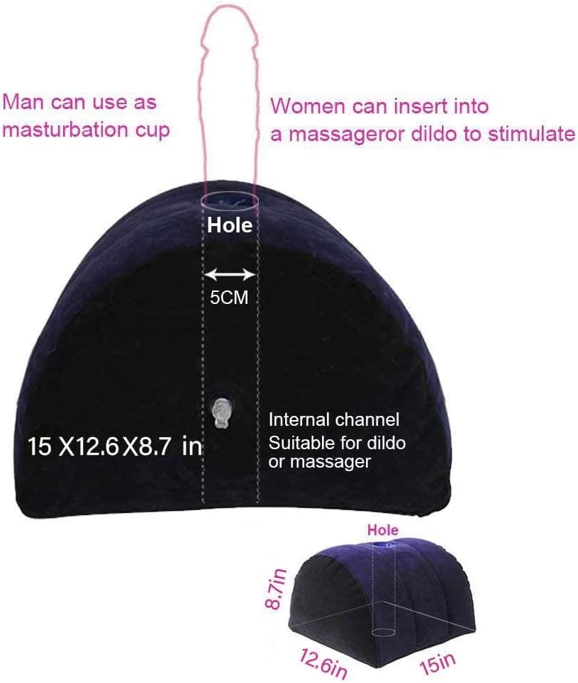 2024 Half Moon Inflatable Sex Pillow Mount Sex Position Pillow Sex Cushion for Adult Couples Sex Women G Spot Cushion Multifunctional Sex Furniture Pillow Hoodies mc2