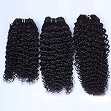 8A Hair Weft 14' Mongolian Virgin Remy Grace Hair Products Human Hair Extension Kinky Curly Hair Bundles 1pcs/lot 100gram Natural Colour Hair Weave