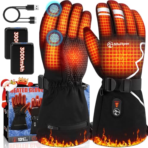 Beheizbare Handschuhe für Herren Damen,Multper Elektrische...