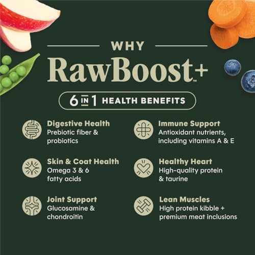 Instinct RawBoost, Natural Dry Dog Food with FreshDried Raw, High Protein, Grain-Free Recipe - Real Beef, 10 lb. Bag - Image 4