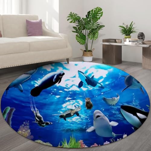 Tapis 3D monde sous-marin idée cadeau originale pour chambre - 2