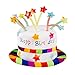 Produktbild Boland 00932 - Hut Rainbow Pie, Regenbogen Kuchen, Happy Birthday, one size, Erwachsene, bunt, lustige Torte, Karneval, Geburtstagsparty, Mottoparty, Fasching, Theater, Accessoire