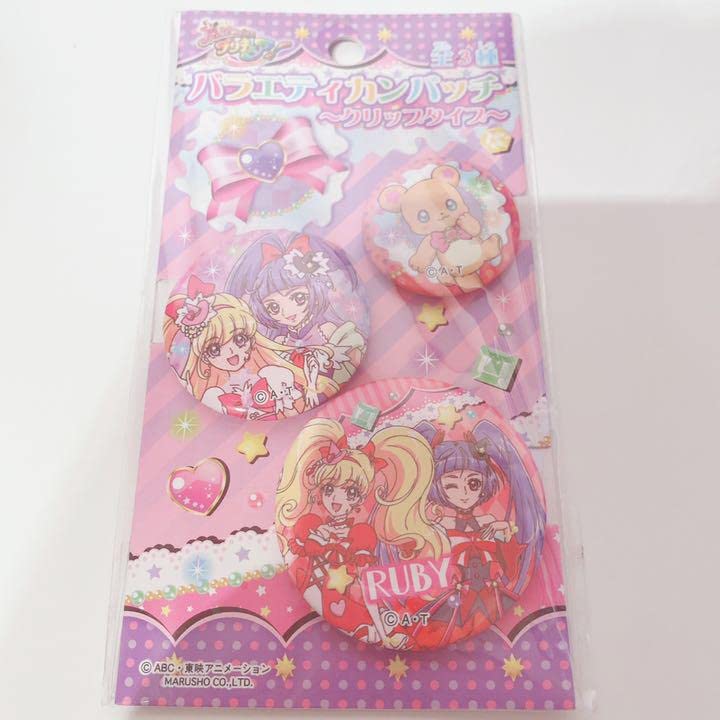 プリキュア　セレクトカラーズ　キュアマジカル缶バッジ６点 プリキュア セレカラ select colors pink 缶バッジセット - メルカリ