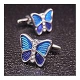 marken hemden herren Fine or Fashion: Fashion YUNGYE Schmetterlings-Manschettenknöpfe for Herren Damen Cufflink Marken-Hemd Manschettenknöpfe Wedding Gift Accessoires Kragenknöpfe