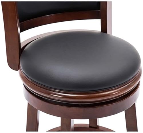 Miniatura 188 de Boraam Augusta - Silla alta giratoria de altura Negro -,Negro/Cappuccino,Negro/Cerezo,Marrón/Capuchino,Capuccino,Cereza,Cepillo de alambre