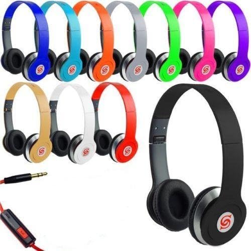 HD Sound DJ Style SOLID BASS On-Ear Headphones SL-800 For MP3/MP4, iPod, iPhone, iPad, Tablets, Laptops, Smart Phones, Portable Media Player etc. (Green)