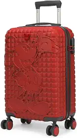 Mala de Bordo do Mickey Vermelha com Rodas 360 by Luxcel Ref.10350