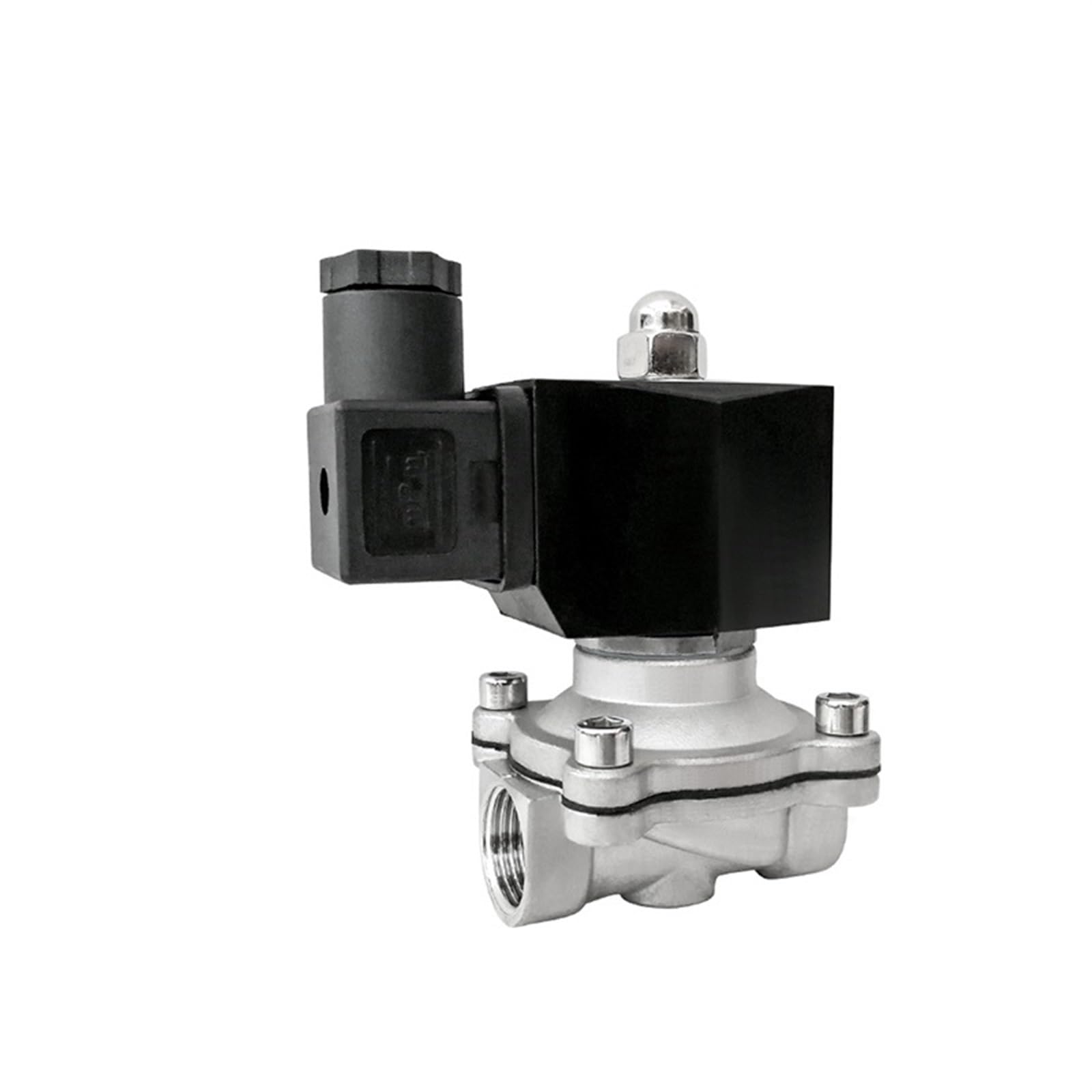 Électrovanne électrique 12V 24V 220V 380V basse pression en acier inoxydable 304 NPT pour eau et air