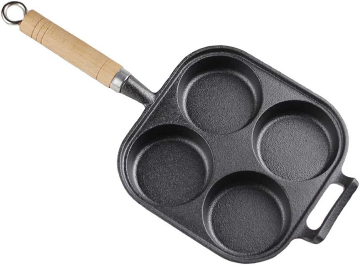 ABOOFAN Four-hole Non-stick Egg Frying Pan Multi-hole Cooker for Breakfast Easy to Clean for Making Fried Eggs and Omelettes at Home