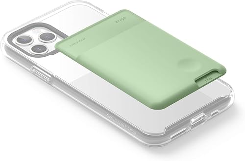 elago Tarjetero de teléfono  Cartera segura para teléfono, tarjetero ultra delgado para la parte posterior del teléfono, tarjeta de identificación