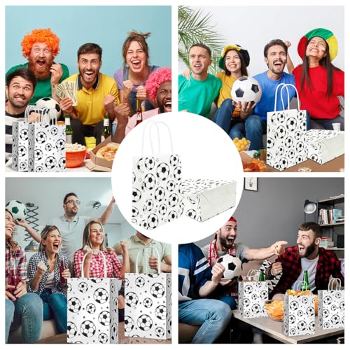 PIUMOJ Sacchetti Regalo Calcio, Sacchetto