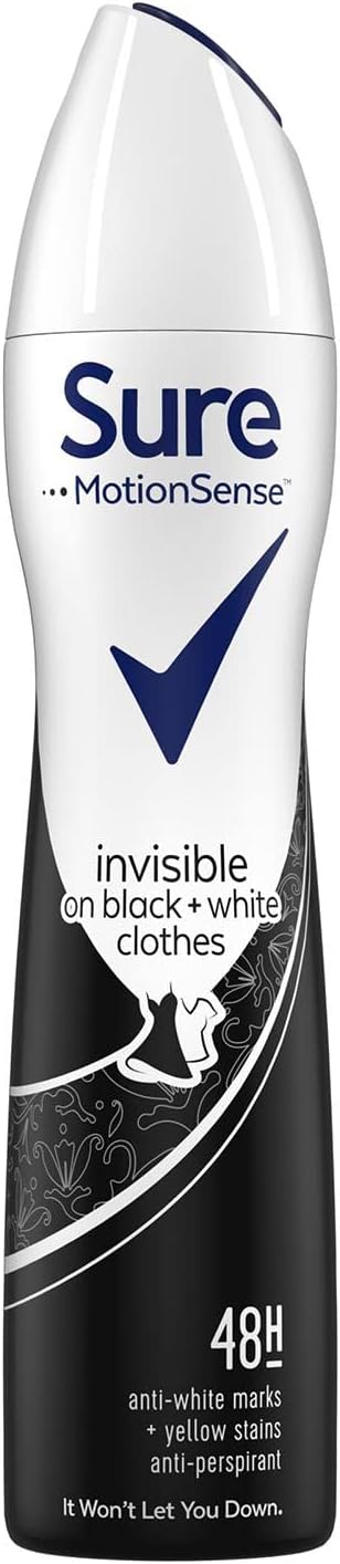 Invisible Black and White 48 Hours Anti-Perspirant Deodorant, 250ml