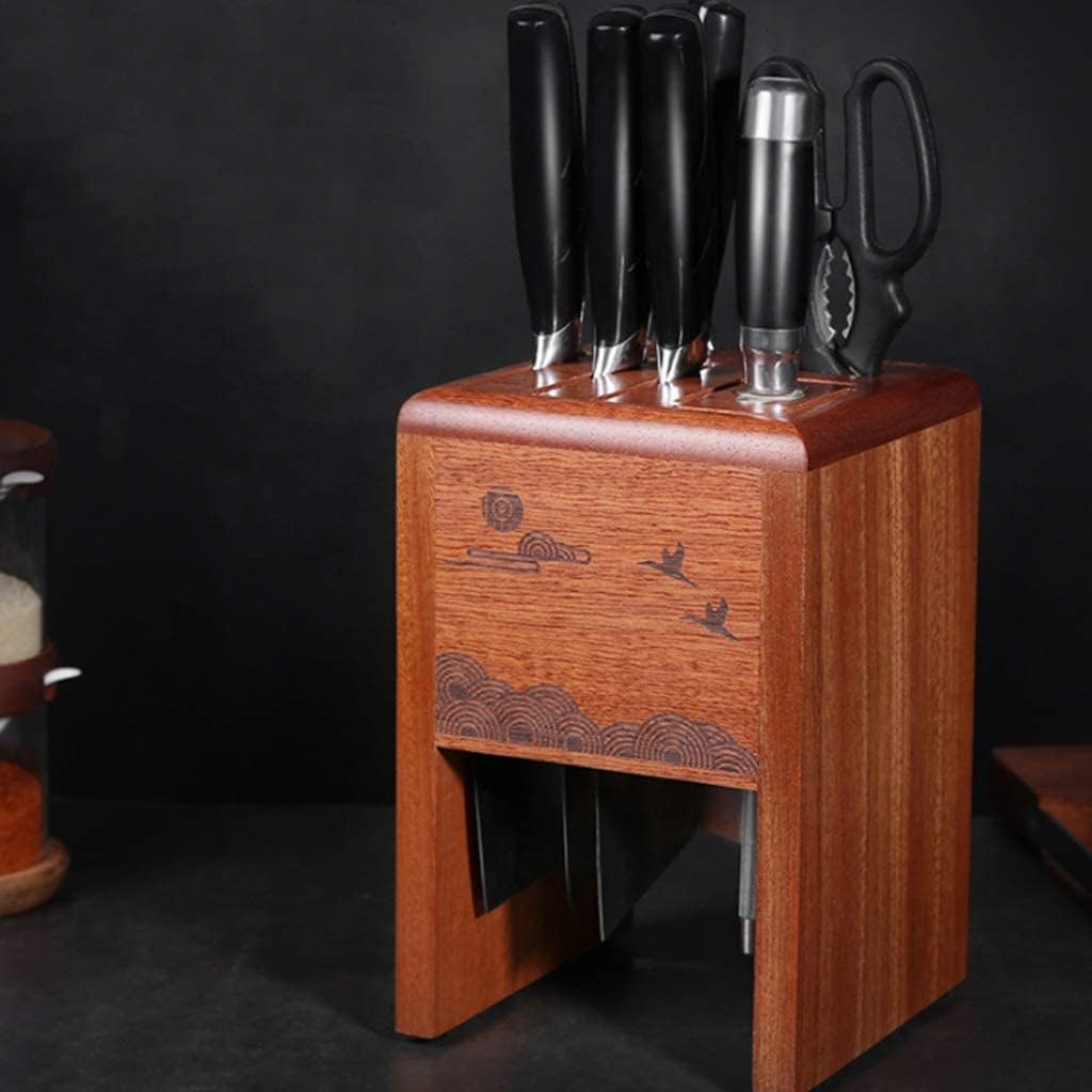 ナイフホルダー ナイフホルダーウッドナイフブロックソリッドアンチ