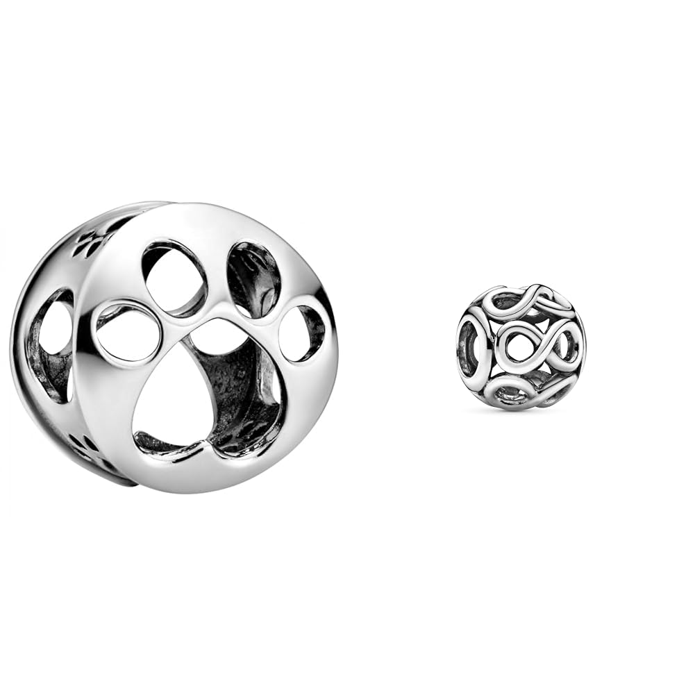 Pandora Charm impronta digitale 798869C00 argento donna & Charm 791872 Infinity Sparkle